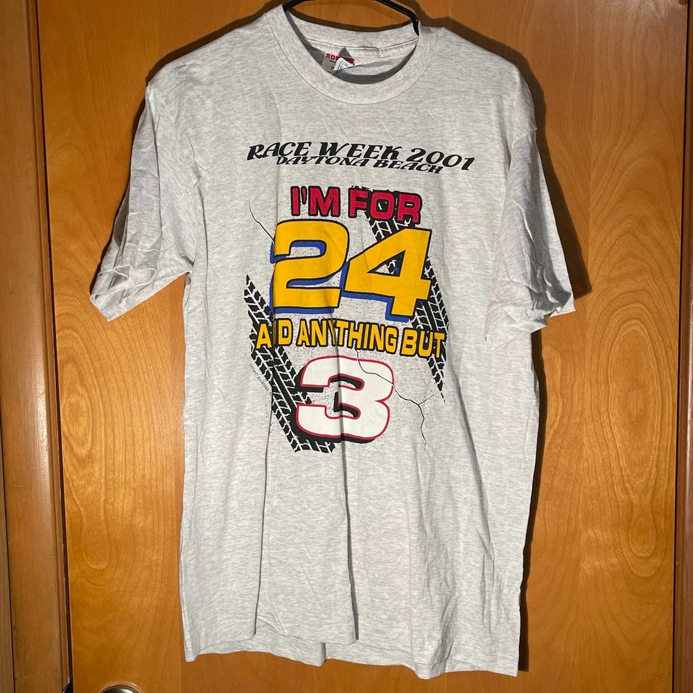 Vintage Nascar Jeff Gordon Shirt Men’s I’m For 24 And Anything‎ But 3 SZ Large